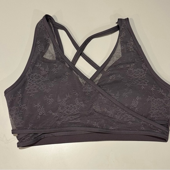 Mono B Purple Lightly Lined Sports Bra Size 2X NWT - Picture 1 of 4